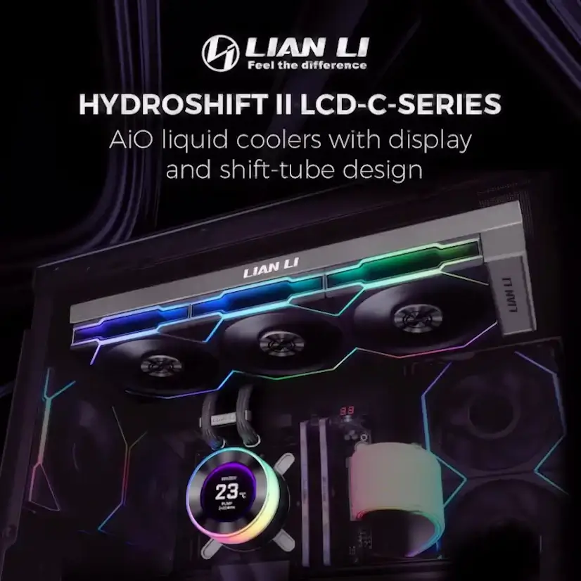 Montaje Refrigeración Líquida LIAN LI Hydroshift II LCD Gaming PC Arturo Soria